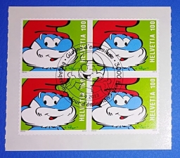 Planche de timbres - Grand Schtroumpf