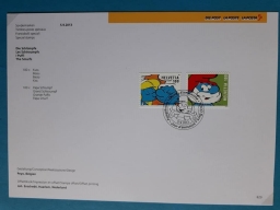 Feuille - Schtroumpfette et Grand Schtroumpf