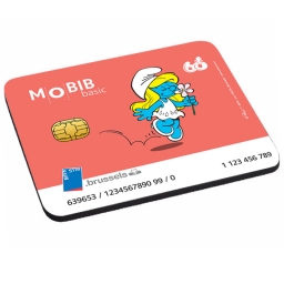 Tapis de souris - Schtroumpfette (rose)