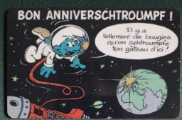 Schtroumpf dans l\'espace