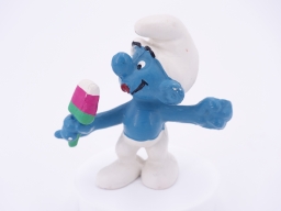 Schtroumpf avec glace