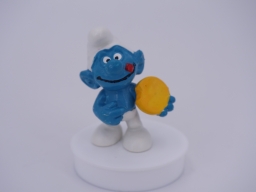 Schtroumpf avec biscuit