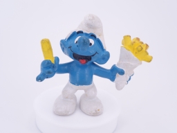 Schtroumpf avec frites