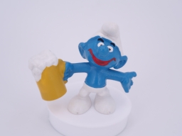 Schtroumpf avec bière