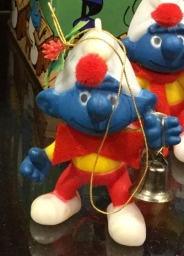 Décoration de Noël - Schtroumpf avec cloche