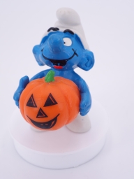 Schtroumpf avec citrouille