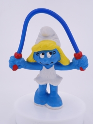 Schtroumpfette corde à sauter