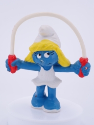 Schtroumpfette corde à sauter