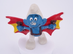 Schtroumpf avec deltaplane