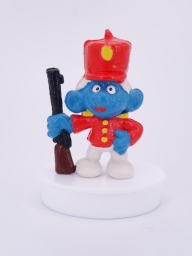 Schtroumpf soldat avec fusil