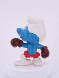 Schtroumpf boxeur