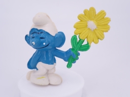 Schtroumpf courtisant avec fleur (rendez-vous)