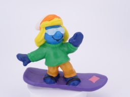 Schtroumpfette Snowboard
