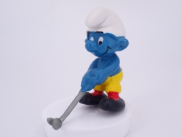 Schtroumpf golfeur