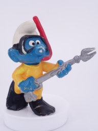 Schtroumpf en tenue de plongée / plongeur