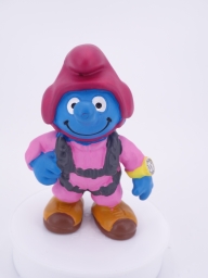 Schtroumpf parachutiste