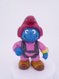 Schtroumpf parachutiste