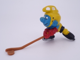 Schtroumpf joueur de hockey sur glace