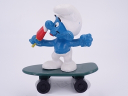 Schtroumpf avec glace - Skateboard