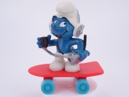Schtroumpf avec radio - Skateboard