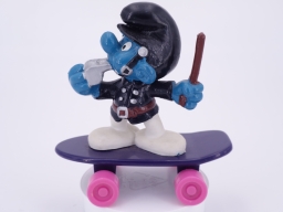 Schtroumpf policier - Skateboard