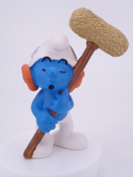 Schtroumpf avec perche-micro