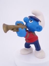 Schtroumpf à la trompette
