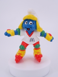 Schtroumpfette en rollers