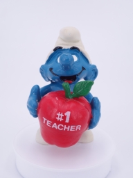 Schtroumpf avec pomme