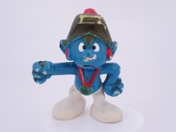 Schtroumpf avec hallebarde