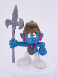 Schtroumpf avec hallebarde