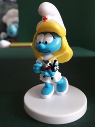 Schtroumpfette vétérinaire