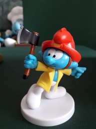 Schtroumpf pompier