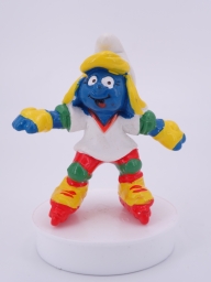 Schtroumpfette en rollers