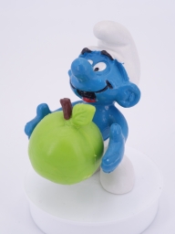 Schtroumpf avec pomme