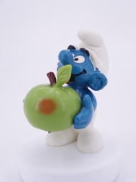 Schtroumpf avec pomme
