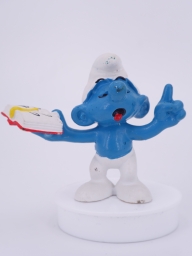 Schtroumpf maitre d\'école avec livre