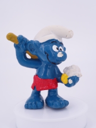 Schtroumpf qui se lave (sauna)