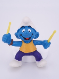 Schtroumpf à la batterie