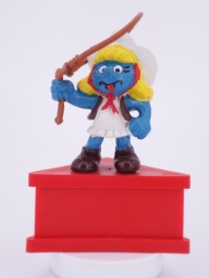 Schtroumpfette cowgirl