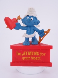 Schtroumpf ange/cupidon avec arc