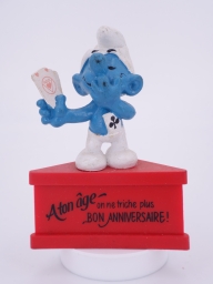 Schtroumpf joueur de cartes