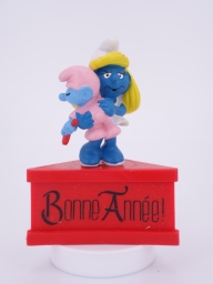 Schtroumpfette avec bébé