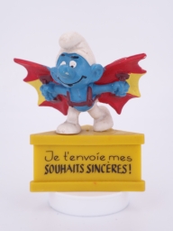 Schtroumpf avec deltaplane