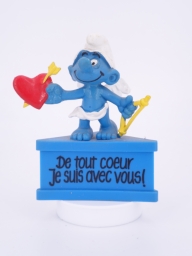 Schtroumpf ange/cupidon avec arc