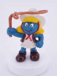 Schtroumpfette cowgirl