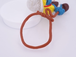 Schtroumpfette cowgirl - Lasso