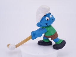 Schtroumpf joueur de hockey sur gazon