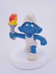 Schtroumpf olympique porteur de torche (grand)