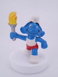 Schtroumpf olympique porteur de torche (grand)